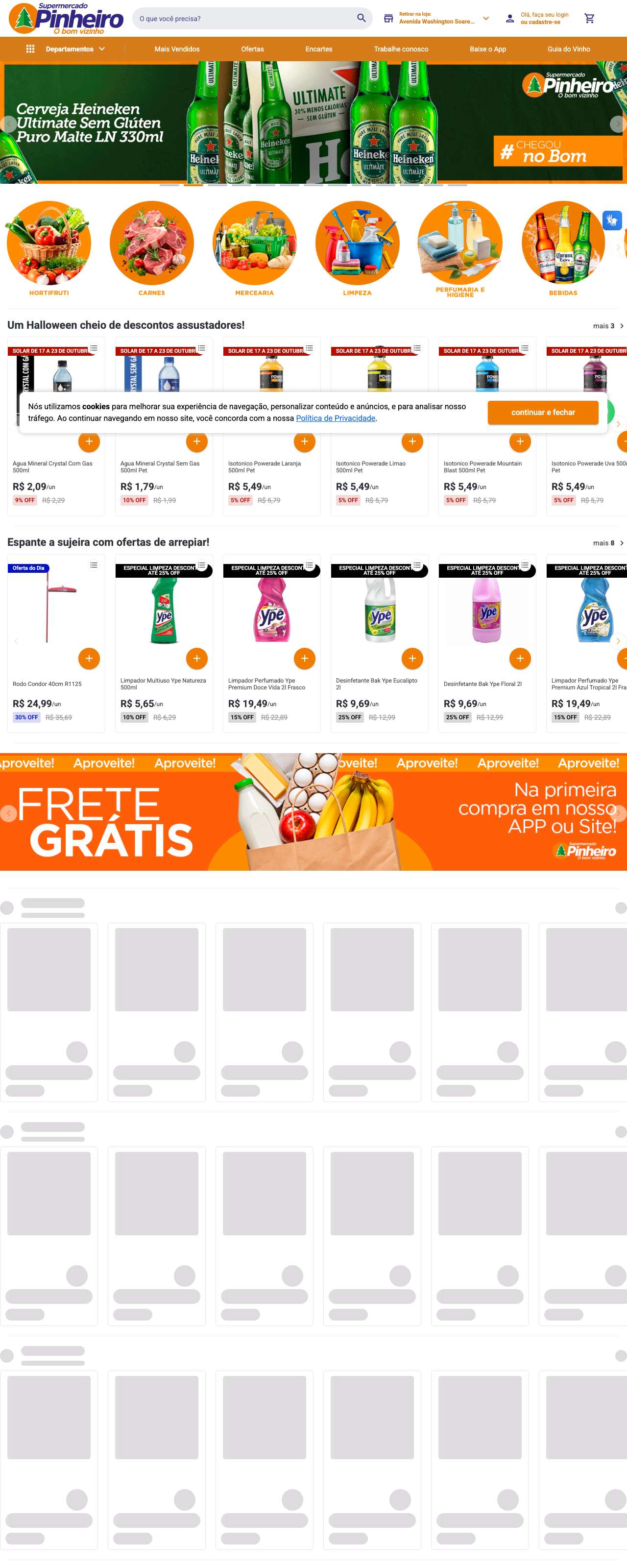 Captura relacionada a Supermercado Pinheiro - O Bom Vizinho